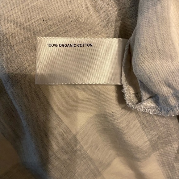 Duluth Trading Sz XXL Printmaker’s Shirt Cotton Gray Check Organic Cotton - Picture 5 of 5